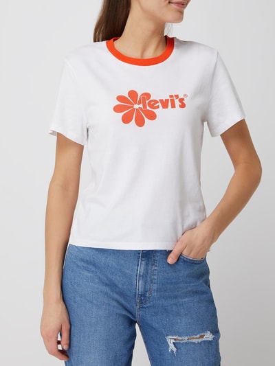 Levi's® T-Shirt mit Logo Weiss 4