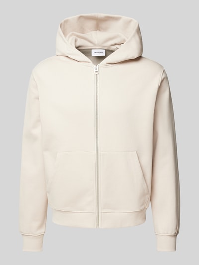 Jack & Jones Sweatjacke mit Viskose-Anteil und Label-Detail Modell 'URBAN' Offwhite 2