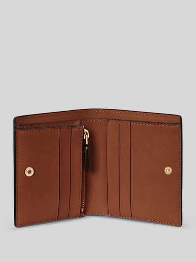 Lauren Ralph Lauren Portemonnee van echt rundleer Cognac - 3