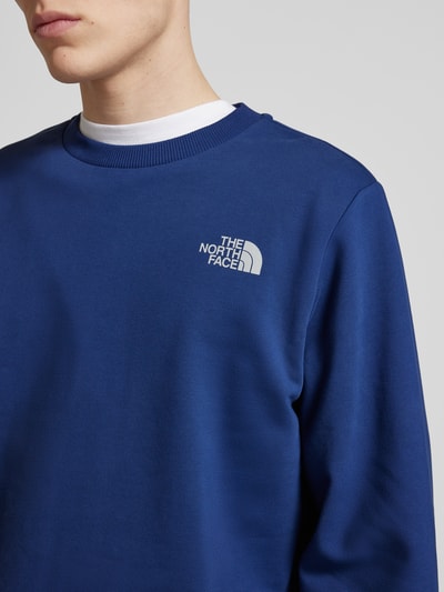 The North Face Sweatshirt mit Label-Print Dunkelblau 3