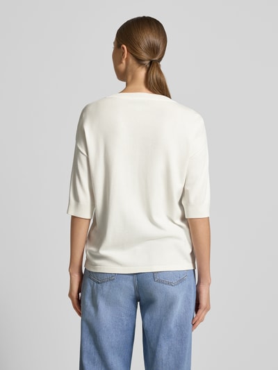 b.young Regular Fit T-Shirt aus Viskose-Mix Modell 'Morla' Offwhite 5
