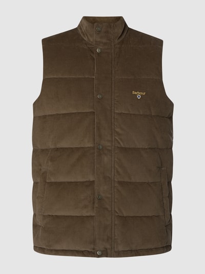 Barbour Steppweste aus Cord  Camel 1