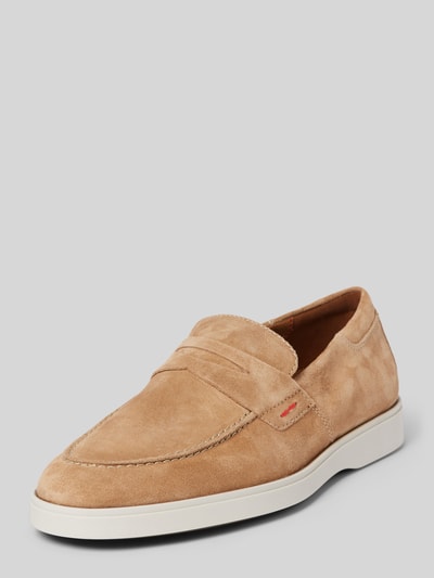 Lloyd Loafers mit Ziernähten Modell 'HOUSTON' Sand 1