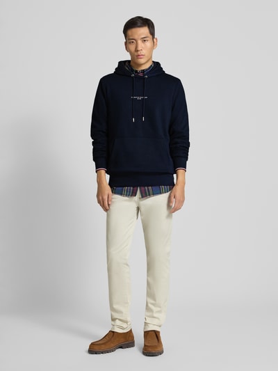 Tommy Hilfiger Regular fit hoodie van katoenmix Marineblauw - 1