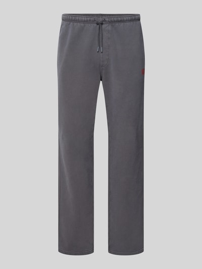 Produktfoto, Sweatpants aus Baumwolle Modell 'PLIZZY' von American Vintage in Grau, Gerader-Schnitt, Elastischer-Bund, Seitentaschen, Label-Detail