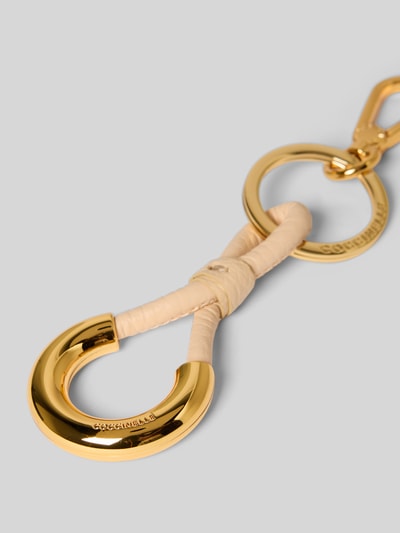 Coccinelle Schlüsselanhänger mit Label-Gravur Modell 'LISBET' Hellgelb 2