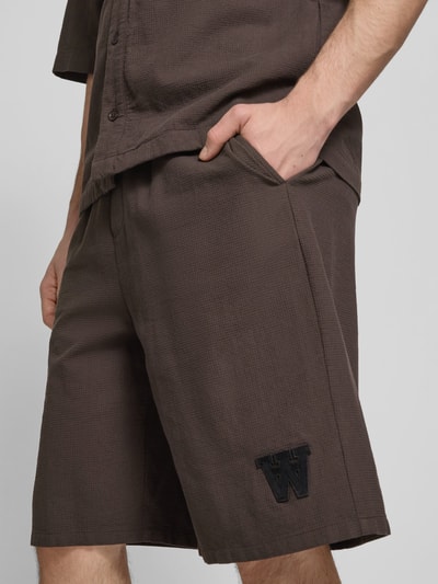 Wood Wood Sweatshorts met elastische band Flanel - 3