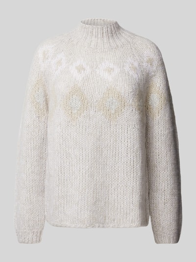 Hemisphere Kasjmier pullover met turtleneck Beige - 2