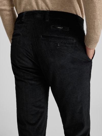Brax Slim Fit Cordhose mit Gesäßtaschen Modell 'Fabio' Black 3