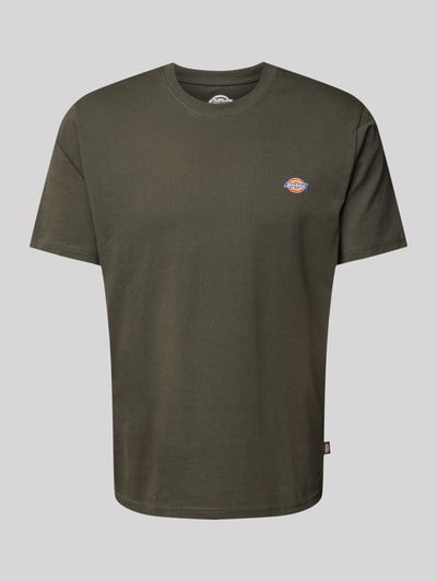 Dickies T-Shirt mit Label-Print Modell 'MAPLETON' Oliv 2