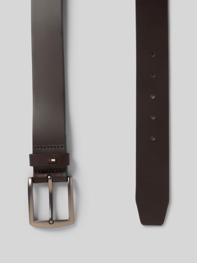 Tommy Hilfiger Gürtel aus echtem Rindsleder Modell 'DENTON 4.0' Dunkelbraun 3