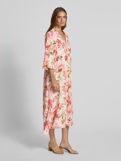 ZABAIONE Midi-jurk van viscose in laagjeslook Roze - 1