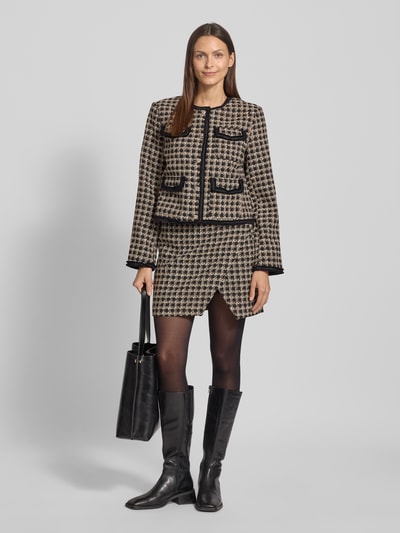 YAS Kurtka o kroju slim fit z efektem bouclé model ‘VISMO’ Czarny 1