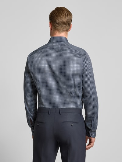 OLYMP Level 5 Body Koszula biznesowa o kroju slim fit z mieszanki bawełny Granatowy 5