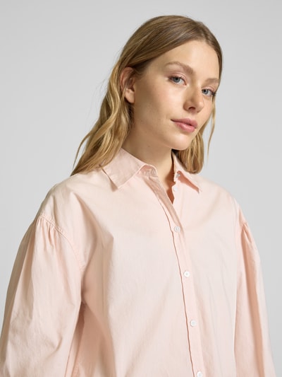 BOSS Orange Relaxed fit blouse met ballonmouwen, model 'Barby' Lichtroze - 3