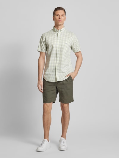 Gant Freizeithemd mit Button-Down-Kragen Hellgruen 1