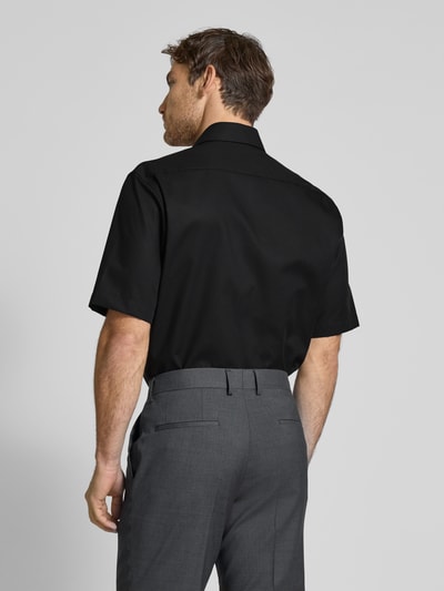 ETERNA Comfort Fit Kurzarmhemd mit Kentkragen Black 5