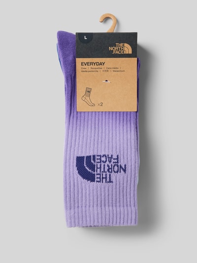 The North Face Socken mit Label-Print Modell 'Everyday' im 2er-Pack Violett 3