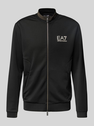 EA7 Emporio Armani Sweatjacke mit Reißverschluss Black 1