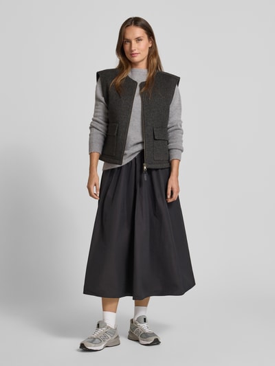 MOS MOSH Gilet met ritssluiting Donkergrijs - 1