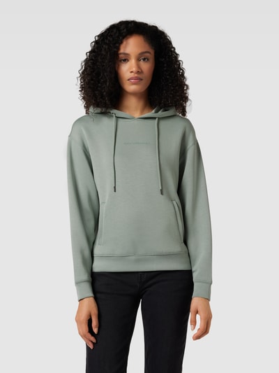 MSCH Copenhagen Hoodie mit Label-Print Modell 'IMA Q' Schilf 4