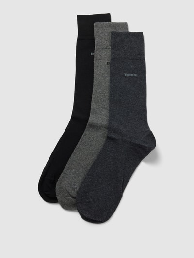 BOSS Socken mit Label-Detail im 3er-Pack Black 1