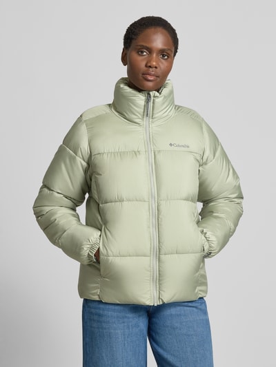 COLUMBIA Gewatteerd jack met opstaande kraag en ritssluiting, model 'Puffect™' Lichtgroen - 4