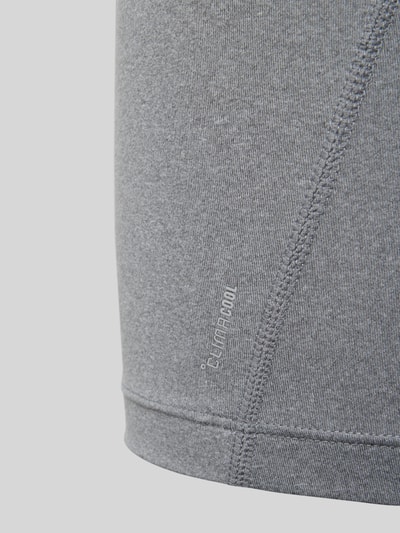 Produktfoto, Trunks im 3er-Pack mit elastischem Logo-Bund von adidas Sportswear in Grau, feine Jersey-Textur, unifarben, Logo-Print