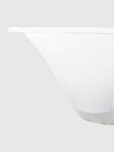 Calvin Klein Underwear Stringi z detalem z logo w zestawie 3 szt. model ‘ATHLETIC’ Czarny 2