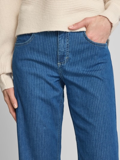 Angels Wide leg jeans in 5-pocketmodel, model 'Liz' Blauw - 3