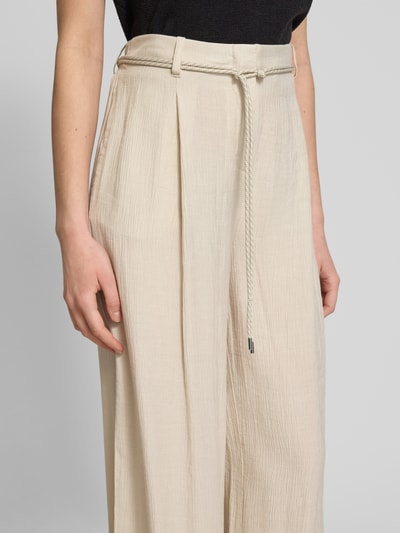 Christian Berg Woman Stoffen broek met zijzakken Ecru - 3