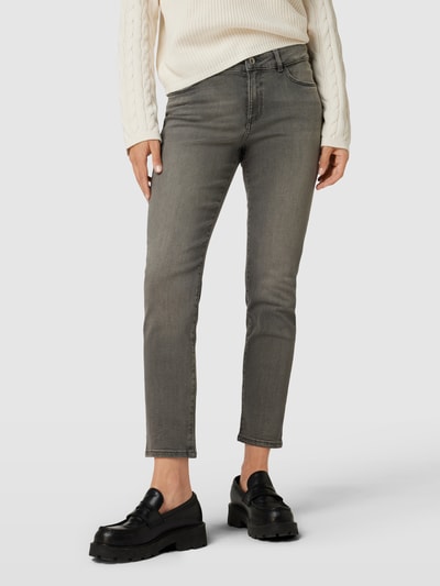 Christian Berg Woman Jeans in 5-pocketmodel Middengrijs - 4