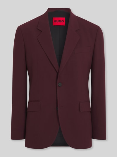 HUGO Modern Fit Sakko mit Viskose-Anteil Modell 'Karlo243X' Bordeaux 2