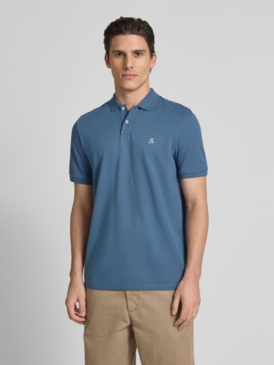 Marc O'Polo Regular Fit  Poloshirt aus reiner Baumwolle Blau 4