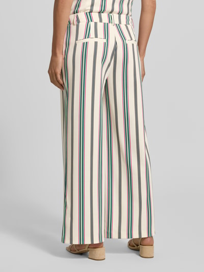 ICHI Hose im Allover-Look Modell 'KATE PRINT' Beige 5