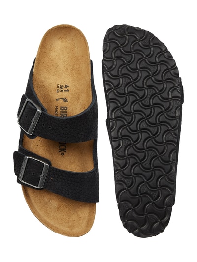 Birkenstock Sandalen aus Leder Modell 'Arizona' Weiß 4