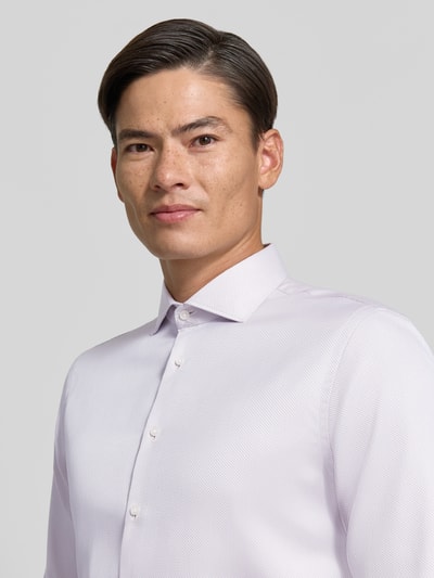 Jake*s Koszula biznesowa o kroju slim fit z czystej bawełny Szarobrązowy 3