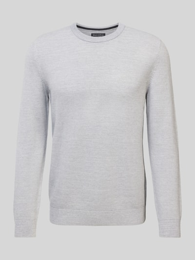 Marc O'Polo Regular Fit Pullover aus reiner Baumwolle  Hellgrau 1