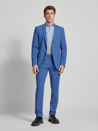 Stenstroms Slim fit zakelijk overhemd met haaikraag Blauw - 1