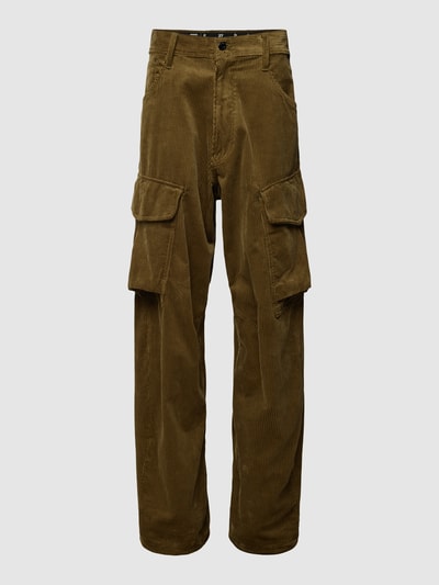 G-Star Raw Cargohose mit Cargotaschen Oliv 2