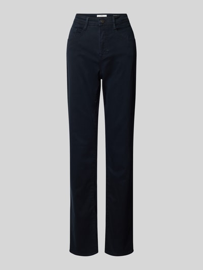 Brax Regular fit broek in 5-pocketmodel, model 'Style.Carola' Marineblauw - 2