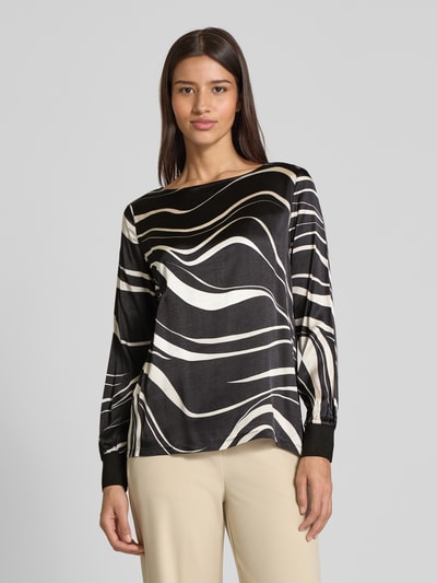 s.Oliver BLACK LABEL Relaxed Fit Bluse aus reiner Viskose Black 4