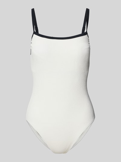 Jake*s Casual Badpak met vierkante hals Offwhite - 2