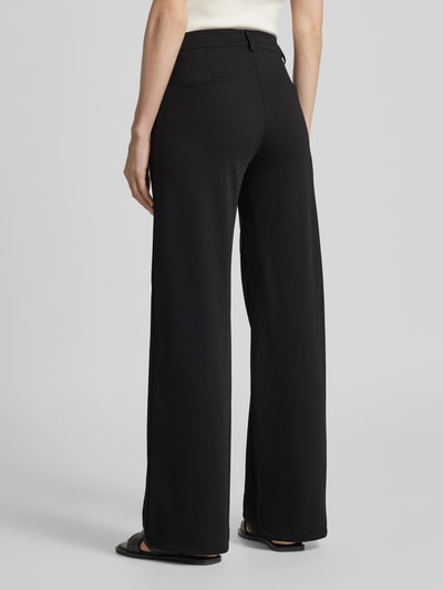 FREE/QUENT Relaxed fit stoffen broek met stretch, model 'Nanni' Zwart - 5