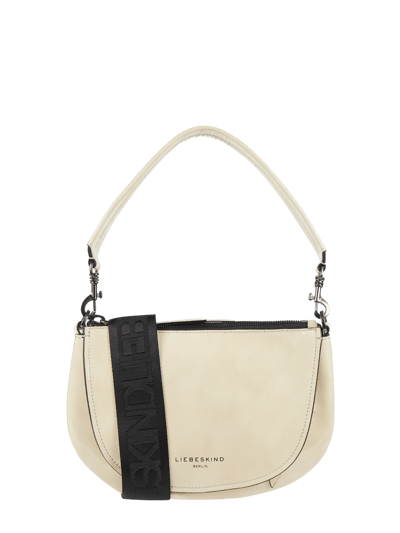 LIEBESKIND BERLIN Hobo Bag aus Lackleder Modell 'Faith' Ecru 1