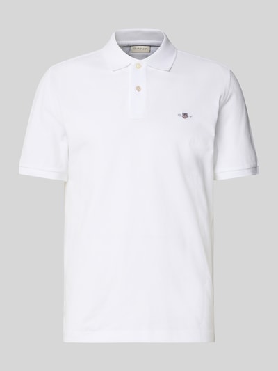 Gant Regular Fit Poloshirt mit Label-Stitching Weiss 2