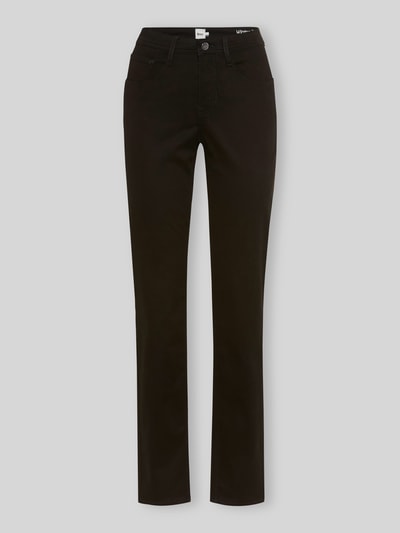 Brax Body Fit Gerade Hose aus Lyocell-Mix mit Modal-Baumwoll-Anteil Modell 'CAROLA' Black 2