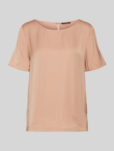 comma Blusenshirt mit Seitenschlitzen Taupe 2