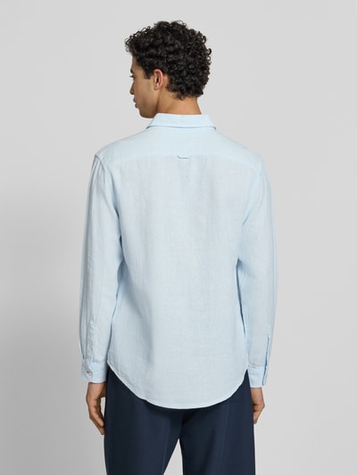 Tommy Jeans Koszula casualowa o kroju regular fit z mieszanki lnu i bawełny Jasnoniebieski 5