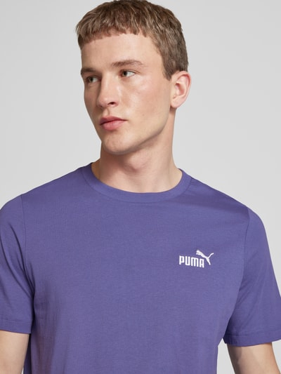 PUMA PERFORMANCE T-Shirt mit Label-Print Royal 3